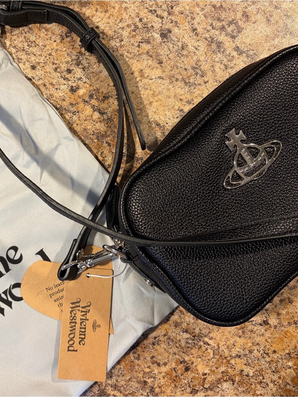 Source Unknown Black ORB Crossbody Bag